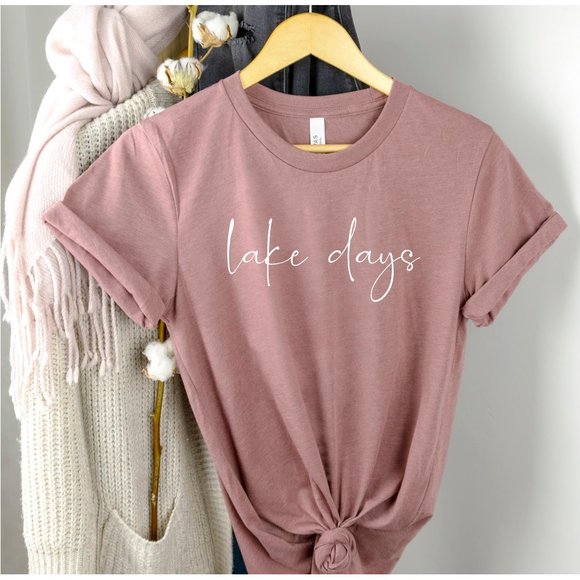 Tops - Lake Days Shirt - Lake T Shirt